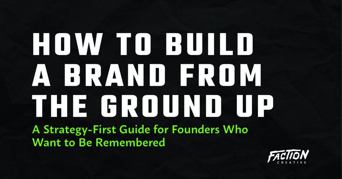 Build a brand from the ground up