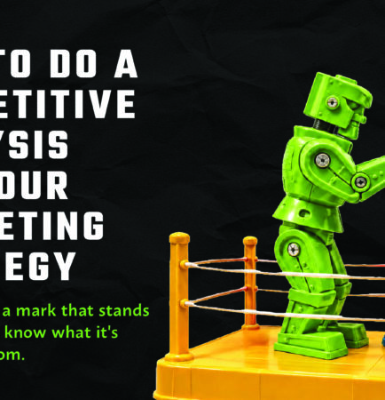 How to Do a Competitive Analysis for Your Marketing Strategy. Two robot toys fighting each other.